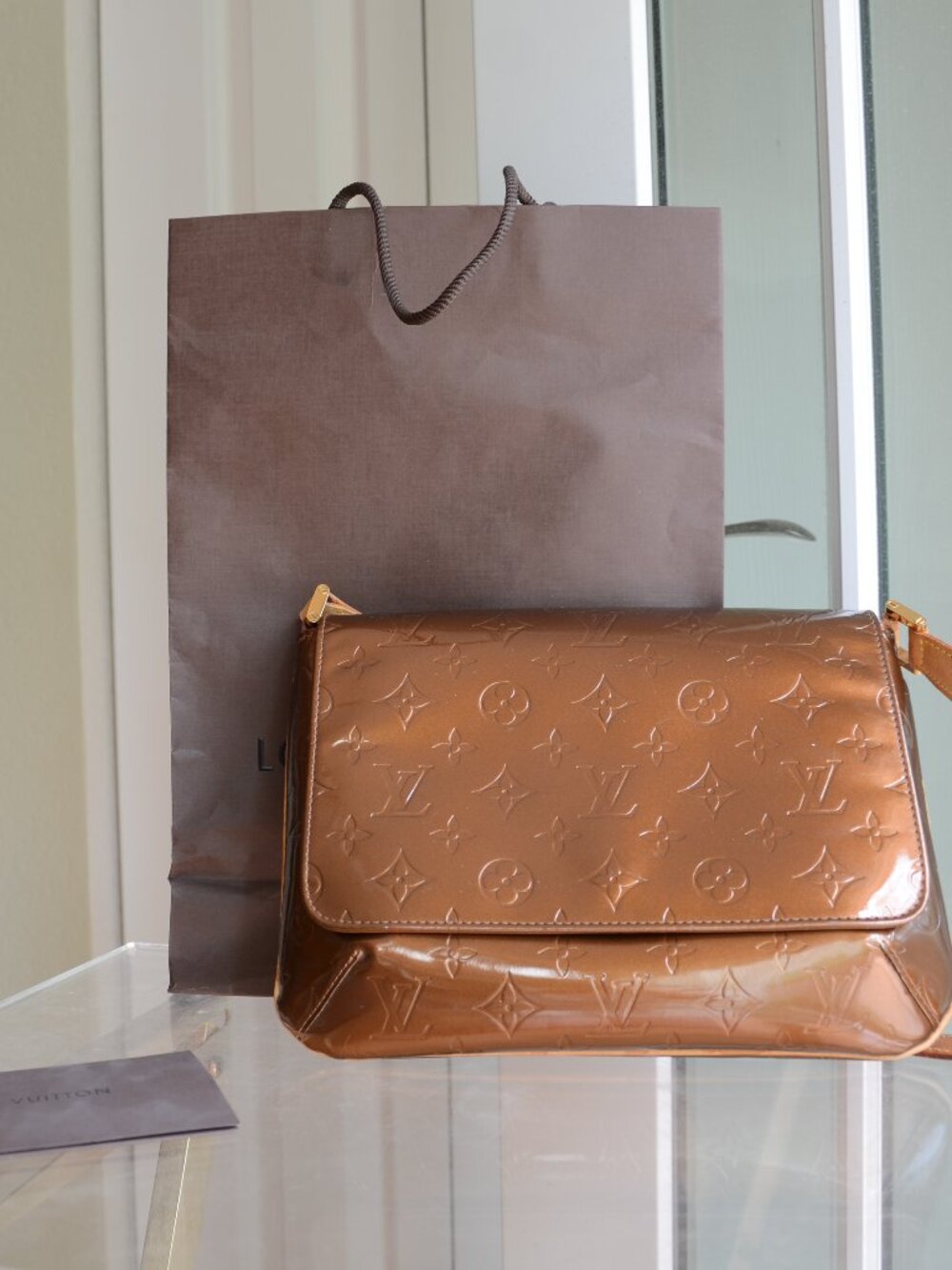 Louis Vuitton Vernis Thompson Street Bronze